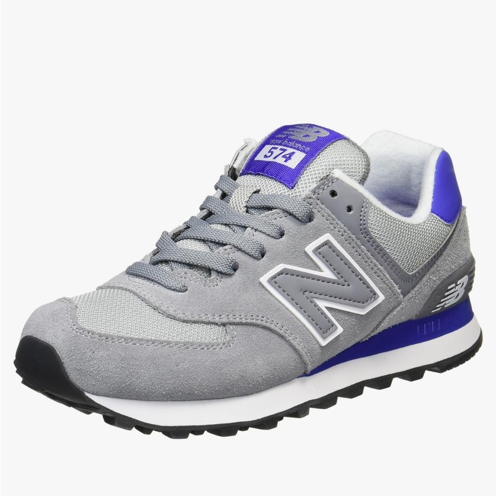 New Balance WL574 Women's Sneakers - Gray and Blue size 7.5